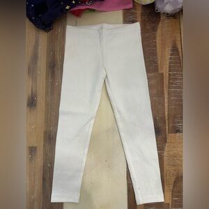 Tea Collection Cream Leggings for Kids 5